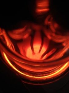 Inside a test reactor at the University of Wisconsin–Madison