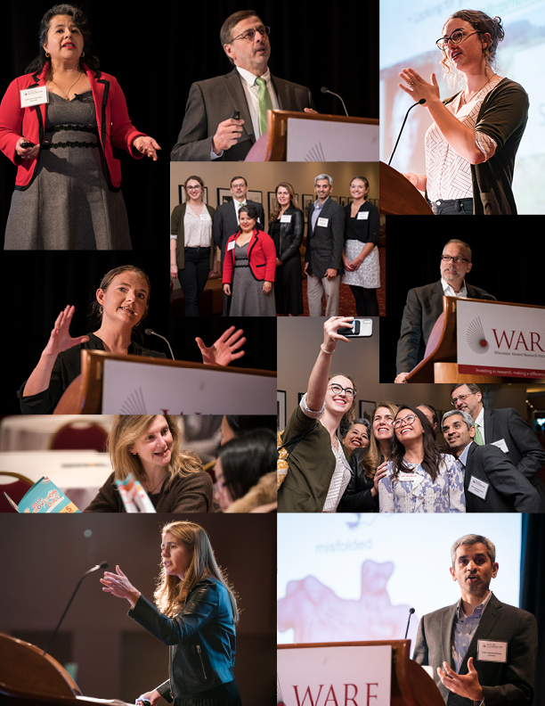 Photo collage from WARF Innovation Day 2019