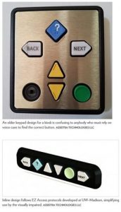 Two keypad prototype layouts