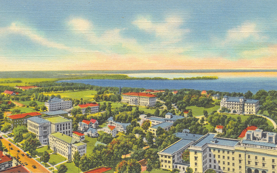 UWDC Postcard Campus Picnic Point