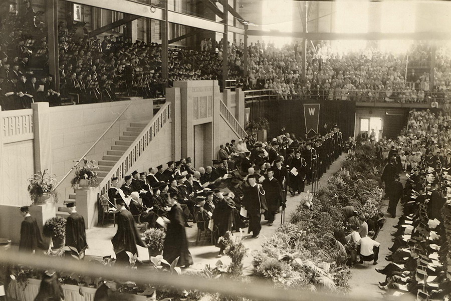 UW 1930s commencement