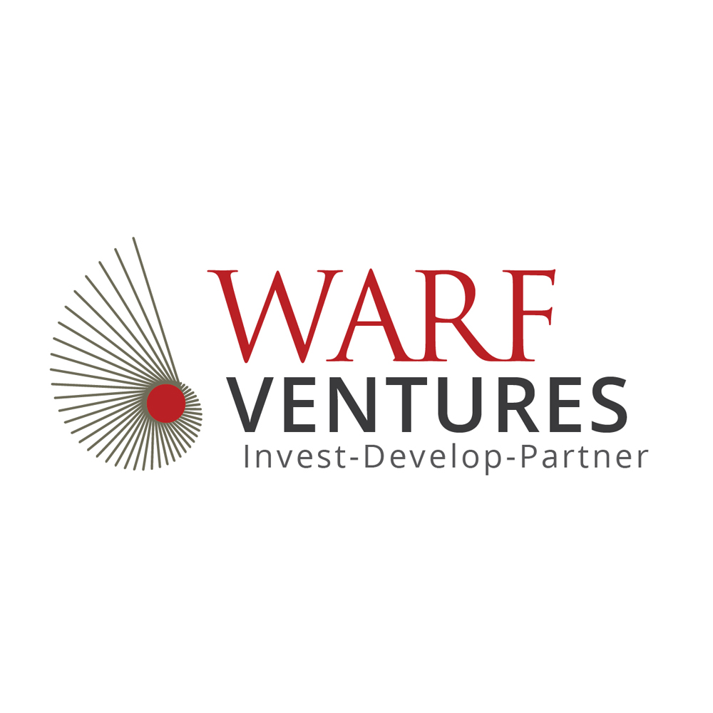 logo for WARF Ventures, Invest - Develop - Partner